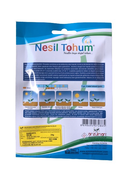 Barbunya Oturak Atalık Tohumu 3 Paket
