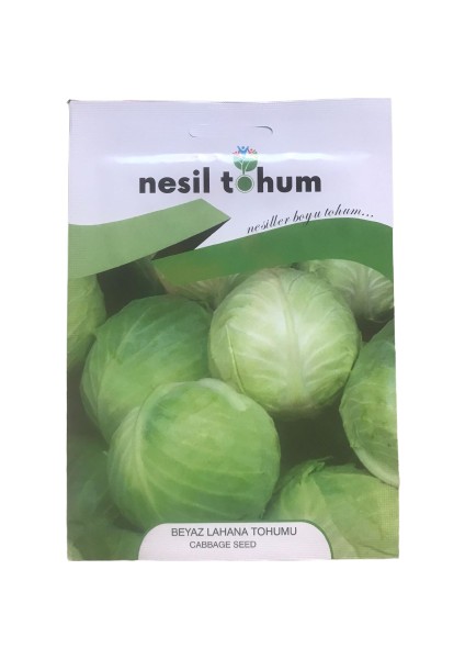 Beyaz Lahana Atalık Tohumu 3 Paket