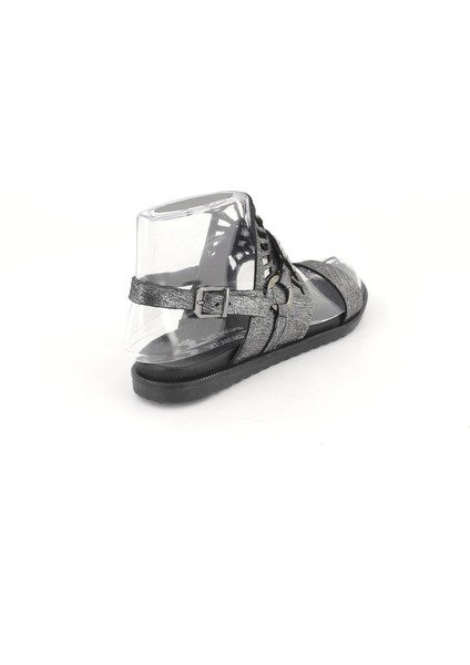 1857365Y-2808 Platin Kadın Sandalet