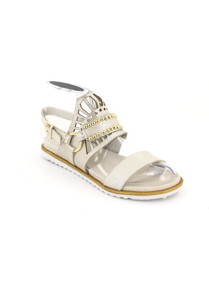 1857365Y-2812 Gümüş Kadın Sandalet