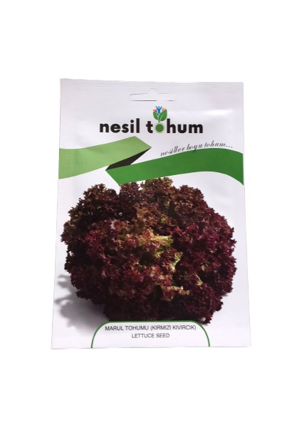 Marul Tohumu (Kırmızı Kıvırcık) Atalık Tohum 3 Paket