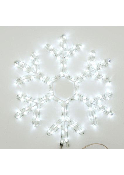 LED Işıklı Kar Tanesi Yılbaşı Süsü 220V Beyaz 35 cm fiyatları