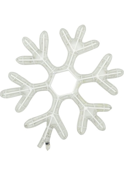 LED Işıklı Kar Tanesi Yılbaşı Süsü 220V Gün Işığı 35 cm modelleri