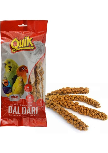 Tüm Kuşlar Için Doğal Dal Darı 120 gr 1 paket( 5 Adet Dal Darı)