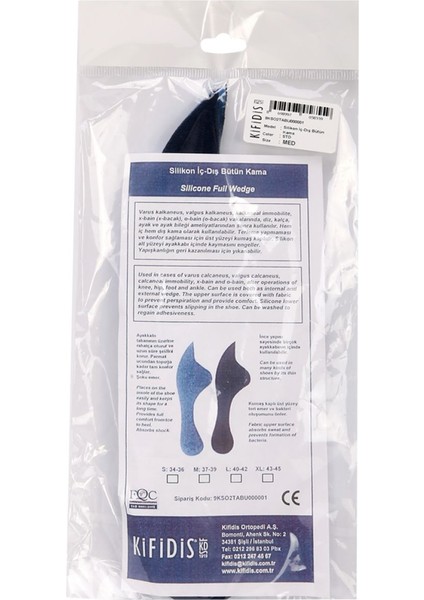 Kifidis S -Silikon Içe-Dışa Basmayı Önleyen Std fiyatları