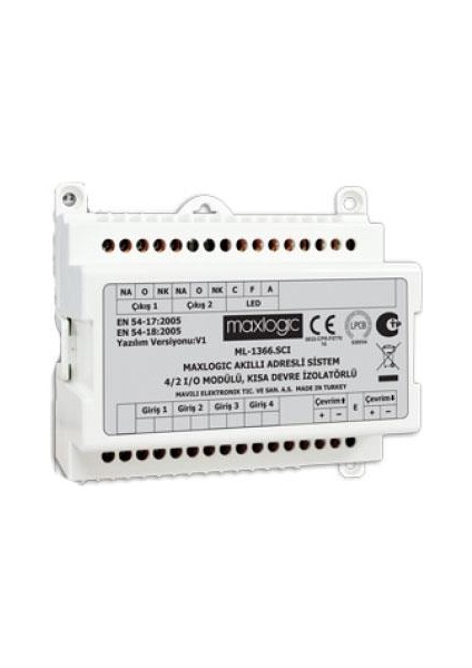 ML-1361 Akıllı Adresli Röle Kontrol Modül 1 Çıkış