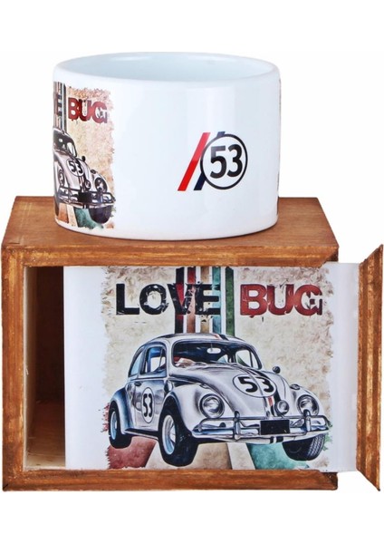 The Love Bug Araba Puf Yastık Kutulu Kupa Ikili Set fiyatları