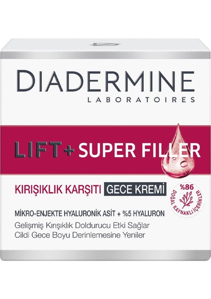 Lift+ Super Filler Gece Kremi 50 ml