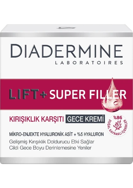 Lift+ Super Filler Gece Kremi 50 ml