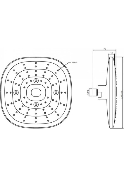 Banyo Ayvacık Tepe Duş Takımı Seti Krom Paslanmaz indirimleri