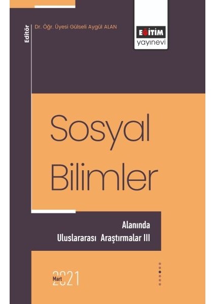 Sosyal Bilimler Alanında Uluslararası Araştırmalar 3