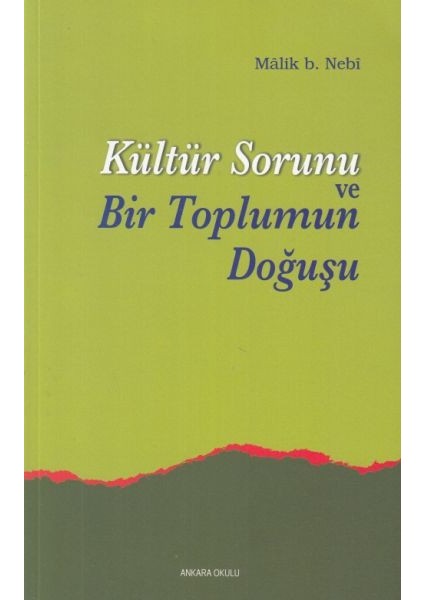 Kültür Sorunu ve Bir Toplumun Doğuşu