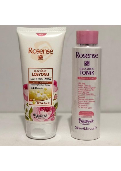 El ve Vücut Losyonu 200 ml Alana Rosense Sıkılaştırıcı Tonik 200 ml Hediye
