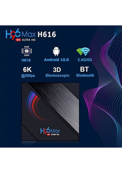 Beautiful Home H96Max-H616 Tv Alıcısı (Yurt Dışından)