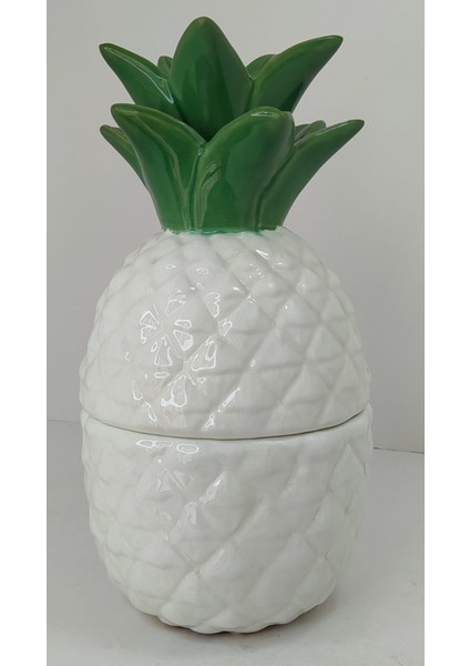 Lucky Art Seramik Ananas Formunda Biblo Şekerlik