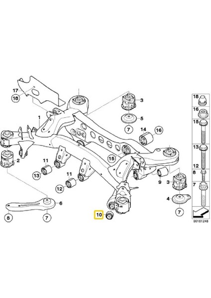 Bmw X1 1 Seri 3 Seri Uyumlu Arka Travers ve Taşıyıcı Burcu 33326763092 modelleri
