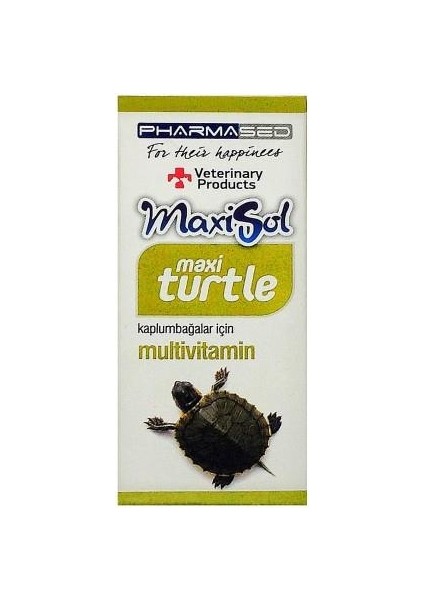 Maxisol Maxi Turtle Su Kaplumbağaları Için Multivitamin 30ML