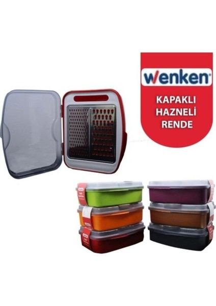 Kapaklı Hazneli Rende