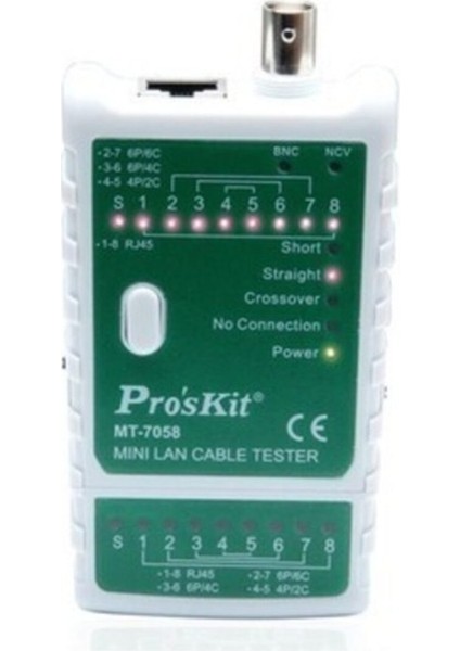 MT-7058 Mini Lan Kablo Tester