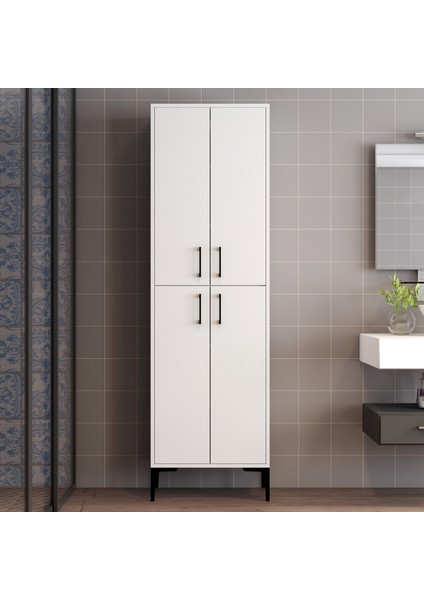 - Berlin A Çok Amaçlı Banyo Dolabı - Beyaz
