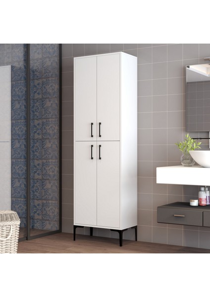 - Berlin A Çok Amaçlı Banyo Dolabı - Beyaz modelleri