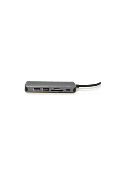 USB Type-C Multıport Dock 6 Port, 4k, HDMI Çeviri Adaptör
