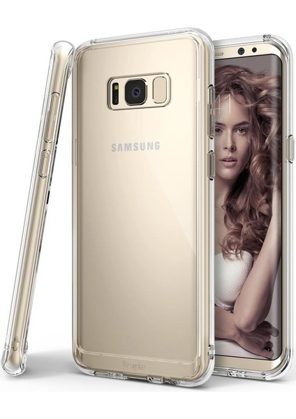 Fusion Galaxy S8 Plus Kılıf Crystal Clear