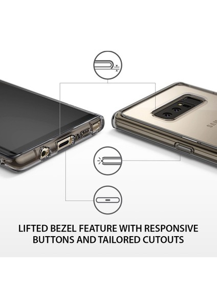 Fusion Galaxy Note 8 Kılıf Smoke Black modelleri