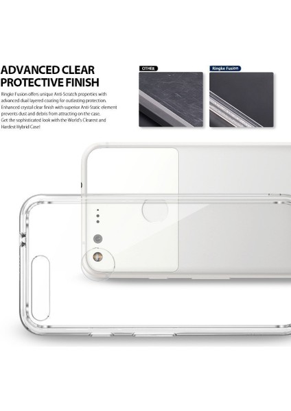 Fusion Google Pixel Kılıf Crystal Clear