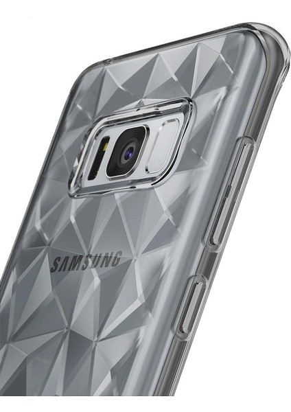 Air Prism 3D Elmas Yansıması Galaxy S8 Plus Kılıf Smoke Black fiyatları