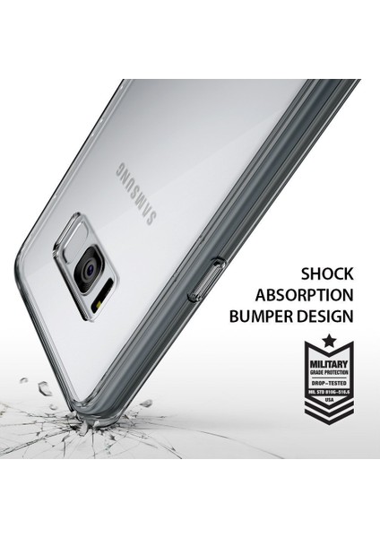 Fusion Galaxy S8 Plus Kılıf Smoke Black