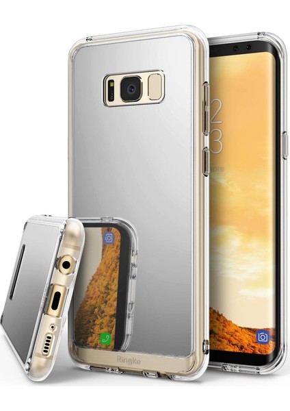 Mirror Fusion Galaxy S8 Plus Aynalı Kılıf Silver