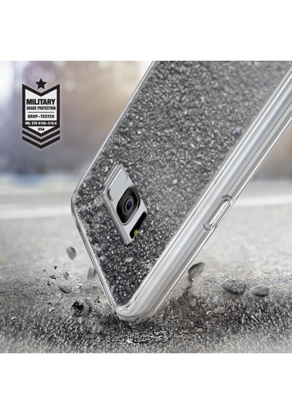 Mirror Fusion Galaxy S8 Plus Aynalı Kılıf Silver