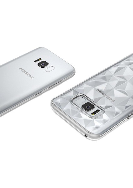 Air Prism 3D Elmas Yansıması Galaxy S8 Kılıf Clear fiyatları