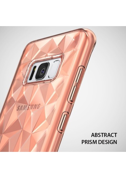 Air Prism 3D Elmas Yansıması Galaxy S8 Kılıf Rose Gold fiyatları