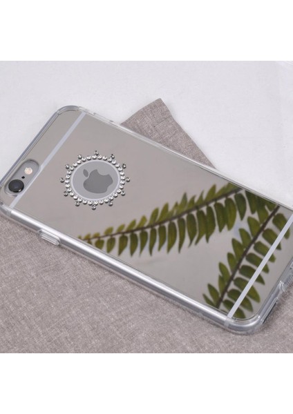 Noble Mirror iPhone 6s/ 6 Taşlı ve Aynalı Kılıf - Royal Gold modelleri