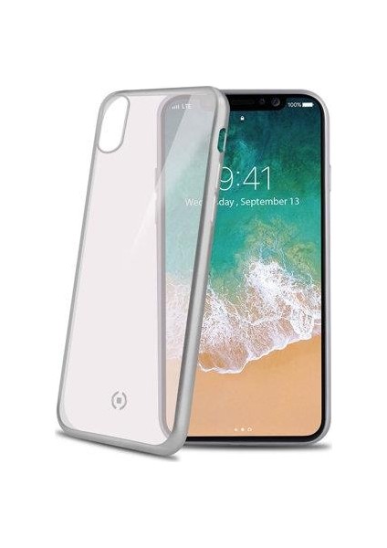 Lasermatt iPhone x Gümüş Kılıf