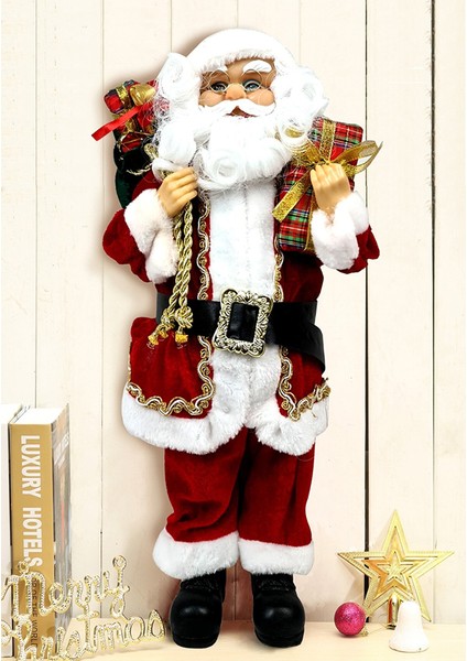 Binbirreyon Noel Baba Figür Yılbaşı Süsü 45 cm ME083R