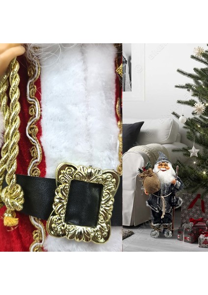 Binbirreyon Noel Baba Figür Yılbaşı Süsü 45 cm ME083R