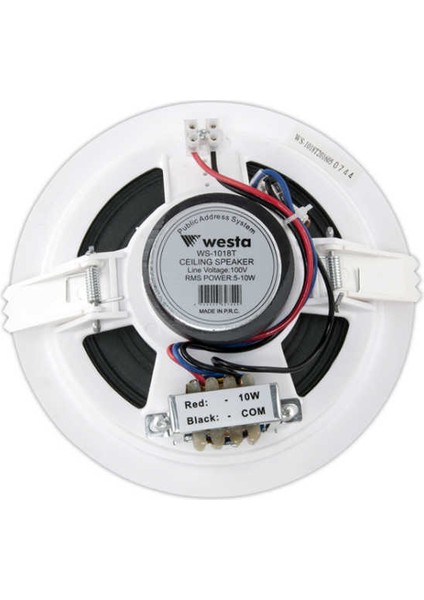 WS-1018TC 5/10 Watt Trafolu Alçıpan Hoparlör