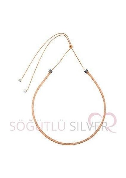 Gümüş Rodyumlu Birinci Kalite Zirkon Taşlı File Örgülü Asansörlü Kolye