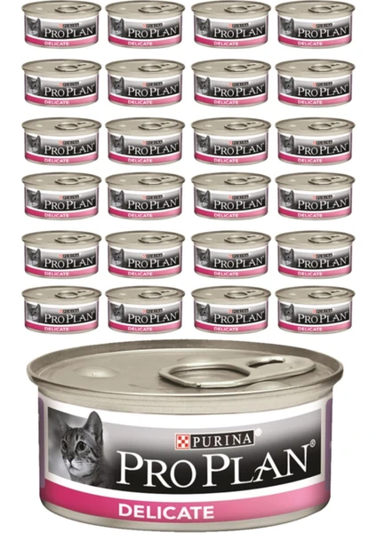 Proplan Delicate Hindili Kedi Konservesi 85 Gram x 24'lü