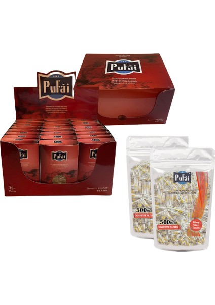 Ağızlık Slender Boy Sigara Filtresi 7 mm 1720 Adet 2 Paket 24 Kutu