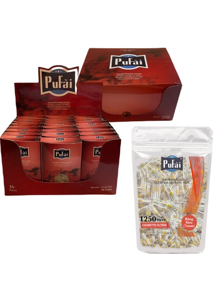 Ağızlık Slender Boy Sigara Filtresi 7 mm 1970 Adet 1 Paket 24 Kutu