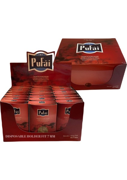 Ağızlık Slender Boy Sigara Filtresi 7 mm 1970 Adet 1 Paket 24 Kutu modelleri