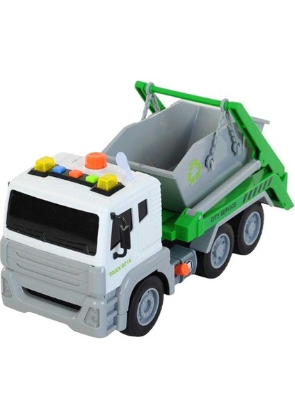 Geri Dönüşüm Aracı, Hareketli Kasalı, Sesli, Işıklı, Fonksiyonel Geri Dönüşüm Kamyonu