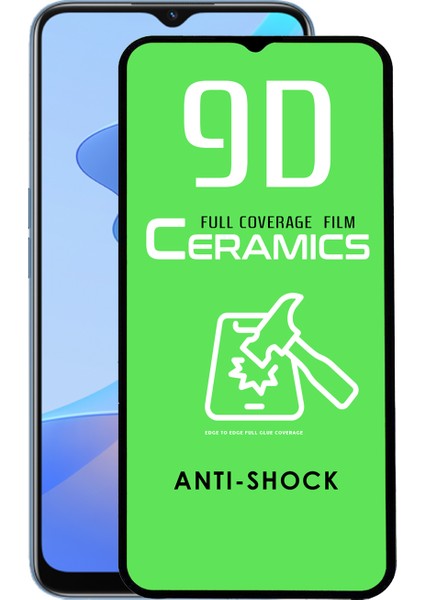 Oppo A16 Tam Kaplayan Seramik Nano Esnek Ekran Koruyucu Cam