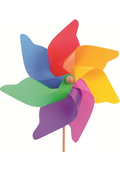 Kardeşler Rüzgar Gülü Gökkuşağı 25 cm