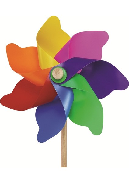 Kardeşler Rüzgar Gülü Gökkuşağı 14 cm