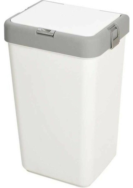 Motek Beyaz 40 Lt Tekli Kirli Sepeti Çamaşır Sepeti Dokunmatik Kirli Sepeti Beyaz fiyatları